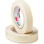 Highland Masking Tape - 2 inch; Width x 60 yd Length - 3 inch; Core - Rubber Backing - 6 Roll - Cream