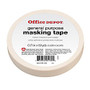 Office Wagon; Brand General-Purpose Masking Tape, 0.71 inch; x 60 Yd.