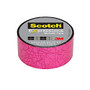 Scotch; Expressions Metallic Tape, 1 inch; Core, 0.75 inch; x 200 inch;, Pink Sticks