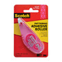 Scotch; Adhesive Dot Roller, Patterned, Pink Hearts