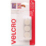 VELCRO; Brand Removable Hanging Strip Coins - 1 inch; Width x 5 ft Length - Reusable - 1 / Pack - White