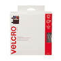 VELCRO; Brand STICKY BACK; Fasteners, 3/4 inch; x 15', White
