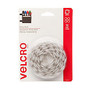 VELCRO; Brand STICKY BACK; Fasteners, Coins, 5/8 inch;, White, Pack Of 75