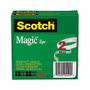 Scotch; Magic&trade; 810 Tape, 1/2 inch; x 2592 inch;, Pack Of 2 Rolls