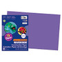 Riverside; Groundwood 100% Recycled Construction Paper, 12 inch; x 18 inch;, Violet, Pack Of 50