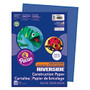 Riverside; Groundwood 100% Recycled Construction Paper, 9 inch; x 12 inch;, Dark Blue, Pack Of 50
