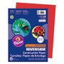 Riverside; Groundwood 100% Recycled Construction Paper, 9 inch; x 12 inch;, Holiday Red, Pack Of 50