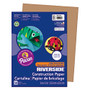 Riverside; Groundwood 100% Recycled Construction Paper, 9 inch; x 12 inch;, Light Brown, Pack Of 50