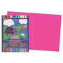 SunWorks Groundwood Construction Paper - 18 inch; x 12 inch; - 50 / Pack - Hot Pink - Groundwood