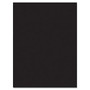 SunWorks Groundwood Construction Paper - 24 inch; x 18 inch; - 50 / Pack - Black - Groundwood