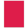 SunWorks Groundwood Construction Paper - 24 inch; x 18 inch; - 50 / Pack - Holiday Red