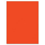 SunWorks Groundwood Construction Paper - 24 inch; x 18 inch; - 50 / Pack - Orange