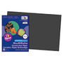 SunWorks; Construction Paper, 12 inch; x 18 inch;, Black, Pack Of 50