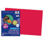 SunWorks; Construction Paper, 12 inch; x 18 inch;, Holiday Red, Pack Of 50