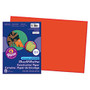 SunWorks; Construction Paper, 12 inch; x 18 inch;, Orange, Pack Of 50