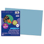 SunWorks; Construction Paper, 12 inch; x 18 inch;, Sky Blue, Pack Of 50