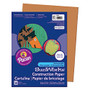 SunWorks; Construction Paper, 9 inch; x 12 inch;, Brown, Pack Of 50