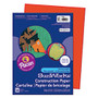 SunWorks; Construction Paper, 9 inch; x 12 inch;, Orange, Pack Of 50