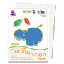 SunWorks; Construction Paper, 9 inch; x 12 inch;, White, Pack Of 50
