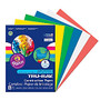 Tru-Ray Construction Paper, 9 inch; x 12 inch;, 50% Recycled, Assorted Primary Colors, Pack Of 50