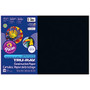 Tru-Ray; 50% Recycled Construction Paper, 12 inch; x 18 inch;, Black, Pack Of 50