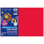 Tru-Ray; 50% Recycled Construction Paper, 12 inch; x 18 inch;, Festive Red, Pack Of 50