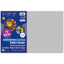 Tru-Ray; 50% Recycled Construction Paper, 12 inch; x 18 inch;, Gray, Pack Of 50