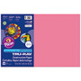 Tru-Ray; 50% Recycled Construction Paper, 12 inch; x 18 inch;, Shocking Pink, Pack Of 50
