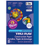 Tru-Ray; 50% Recycled Construction Paper, 9 inch; x 12 inch;, Blue, Pack Of 50