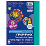 Tru-Ray; 50% Recycled Construction Paper, 9 inch; x 12 inch;, Turquoise, Pack Of 50