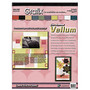 Grafix Translucent Vellum, 8 1/2 inch; x 11 inch;, Assorted, Pack Of 40 Sheets