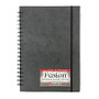 Cachet Fusion Sketch Journal Folio, 7 inch; x 10 inch;, Black