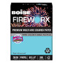 Boise Fireworx Multi-Use Color Paper, Letter Size Paper, 20 Lb, 30% Recycled, Turbulent Turquoise, 500 Sheets
