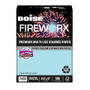 Boise Fireworx Multi-Use Color Paper, Letter Size Paper, 24 Lb, 30% Recycled, Bottle Rocket Blue, 500 Sheets