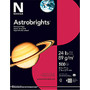 Neenah Astrobrights; 30% Recycled Bright Color Paper, Letter Size Paper, 24 Lb, FSC Certified, Re-Entry Red, Ream Of 500 Sheets