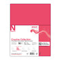 Neenah Brights; Paper, Letter Size Paper, 32 lb, Bright Red, 50 Sheets