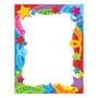 Trend Enterprises Terrific Papers;, Praise Words &lsquo;n Stars, 8 1/2 inch; x 11 inch;, Multicolor, 50 Sheets Per Pack, Case Of 6