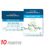 Hammermill; Great White; Copy Paper, 3-Hole Punched, Letter Size Paper, 20 Lb, 30% Recycled, 500 Sheets Per Ream, Case Of 10 Reams