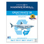 Hammermill; Great White; Copy Paper, Letter Size Paper, 20 Lb, 30% Recycled, Ream Of 500 Sheets