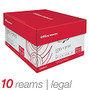 Office Wagon; Brand Copy & Print Paper, Legal Size Paper, 20 Lb, 500 Sheets Per Ream, Case Of 10 Reams