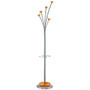 Alba PMFESTY2 Coat Stand, 73 5/8 inch;H x 15 inch;W x 15 inch;D, Orange