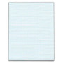 TOPS&trade; Quadrille Pad With Heavyweight Paper, 10 x 10 Squares/Inch, 50 Sheets, White