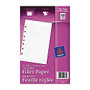 Avery; 7-Hole Punched Mini Binder Filler Paper, 5 1/2 inch; x 8 1/2 inch;, College Ruled, Pack Of 100 Sheets