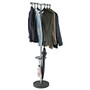 Alba PMWAVE2 Coat Stand, 68 1/2 inch;H, Gray/Wood