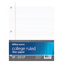Office Wagon; Brand Filler Paper, 8 inch; x 10 1/2 inch;, 100 Count, College Ruled, 16-lb
