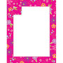 Gartner Studios; 2-Sided Design Paper, 8 1/2 inch; x 11 inch;, Bright Pink Flowers, Pack Of 50