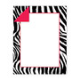 Gartner Studios; 2-Sided Design Paper, 8 1/2 inch; x 11 inch;, Zebra Stripes, Pack Of 50