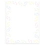 Gartner Studios; Design Paper, 8 1/2 inch; x 11 inch;, Pastel Pitter Patter Baby Feet, Pack Of 50