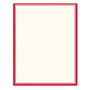 Gartner Studios; Design Paper, 8 1/2 inch; x 11 inch;, Red Border, Pack Of 100
