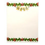 Gartner Studios; Holiday Stationery Sheets, Garland Noel, 8 1/2 inch; x 11 inch;, Pack Of 80